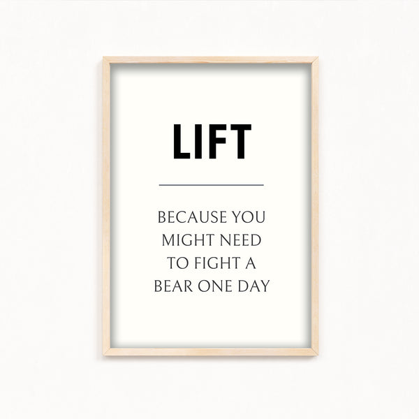 Lift Definition Poster