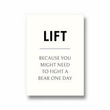 Lift Definition Poster