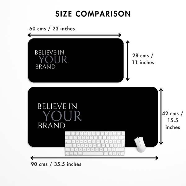 Believe in your brand Desk Mat | Desk Pad | Mouse Pad