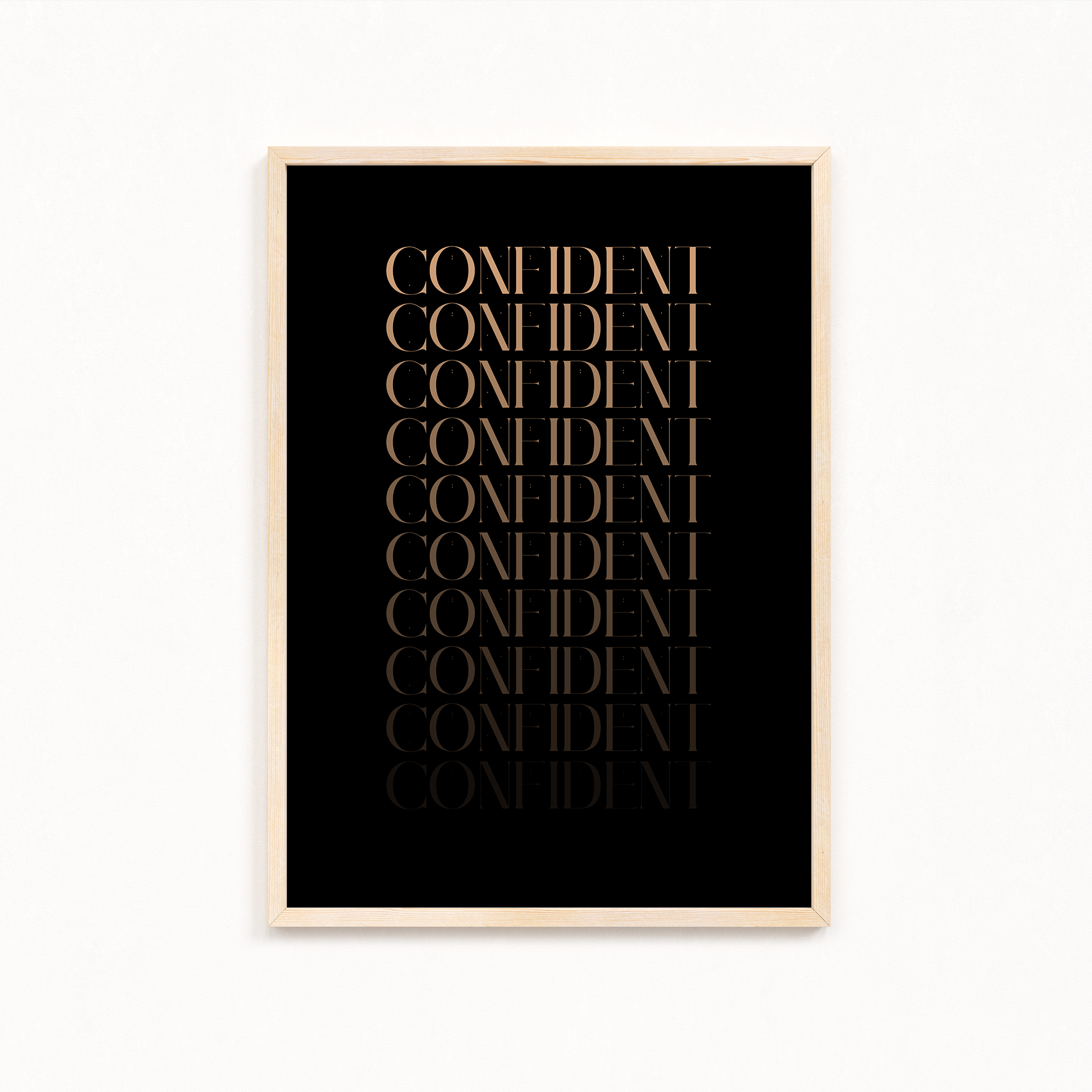 Confident Wall Art
