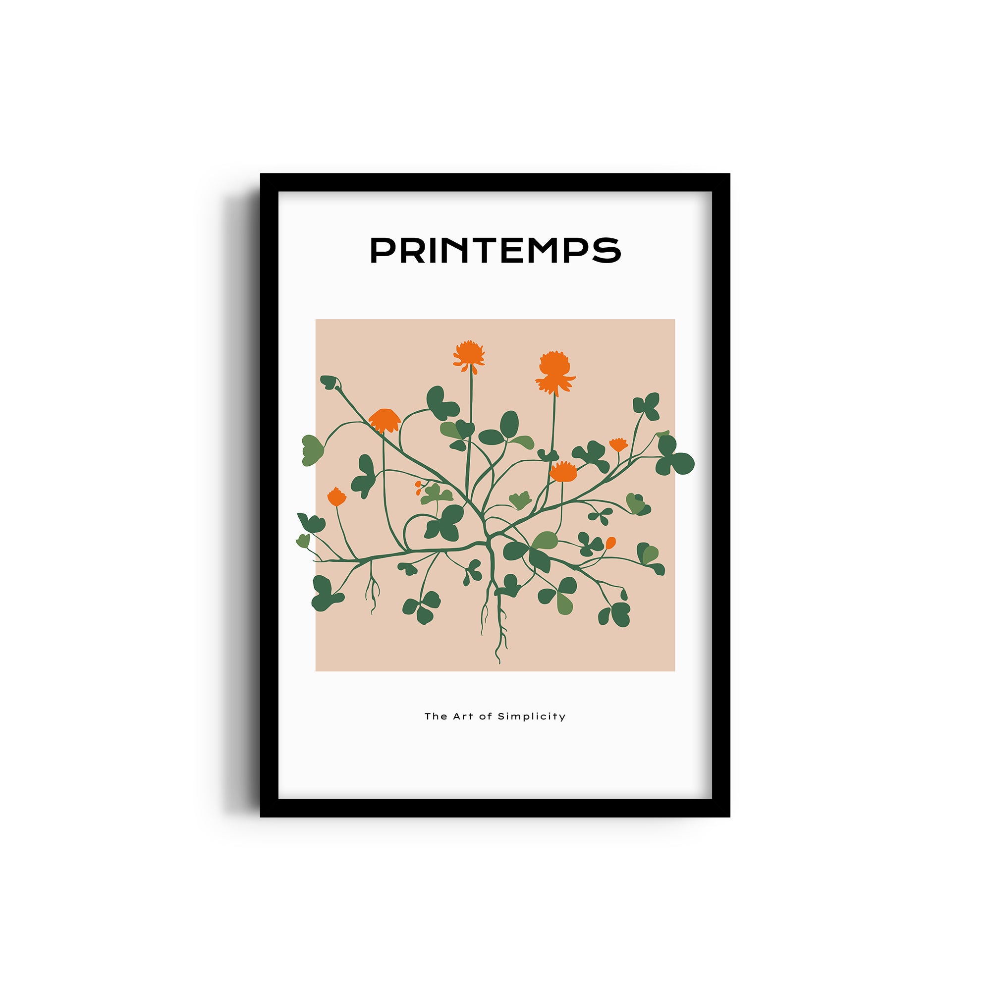 Petals in Paint Botanical Modern Wall Art