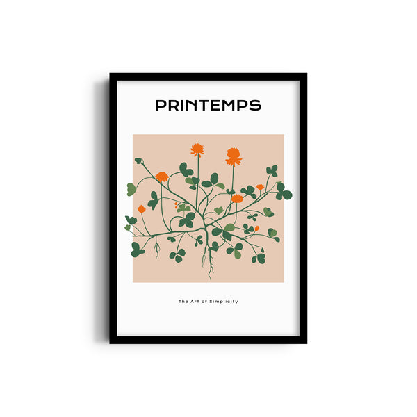Petals in Paint Botanical Modern Wall Art