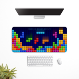 Tetris Game Desk Mat | Desk Pad | Mouse Pad