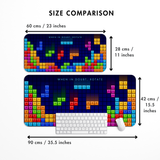 Tetris Game Desk Mat | Desk Pad | Mouse Pad