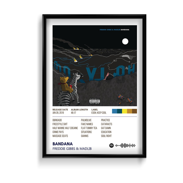 Bandana By Freddie Gibbs & Madlib Album Poster