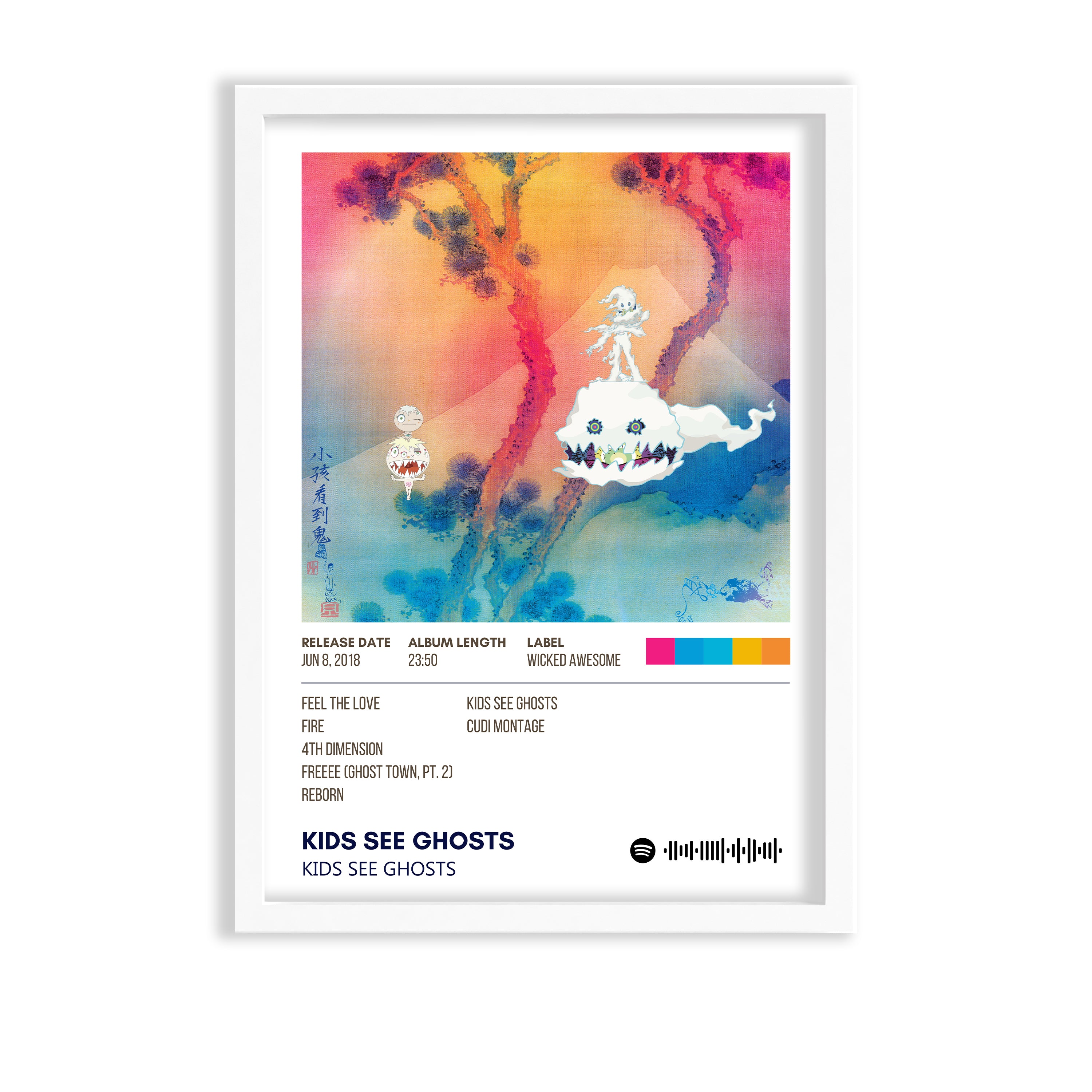 Kids See Ghosts by Kids See Ghosts Album Poster