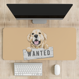 Cute Dog wanted Desk Mat | Desk Pad | Mouse Pad