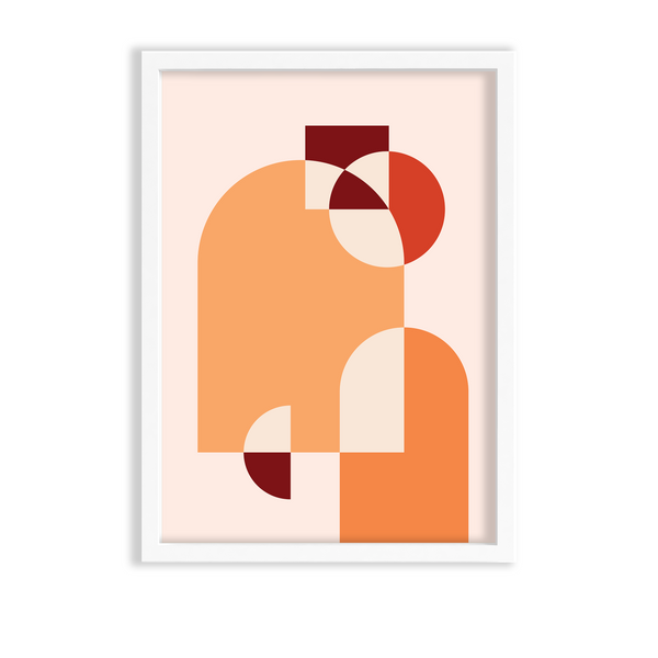 Curtains of Opportunity Abstract Geometric Modern Wall Art