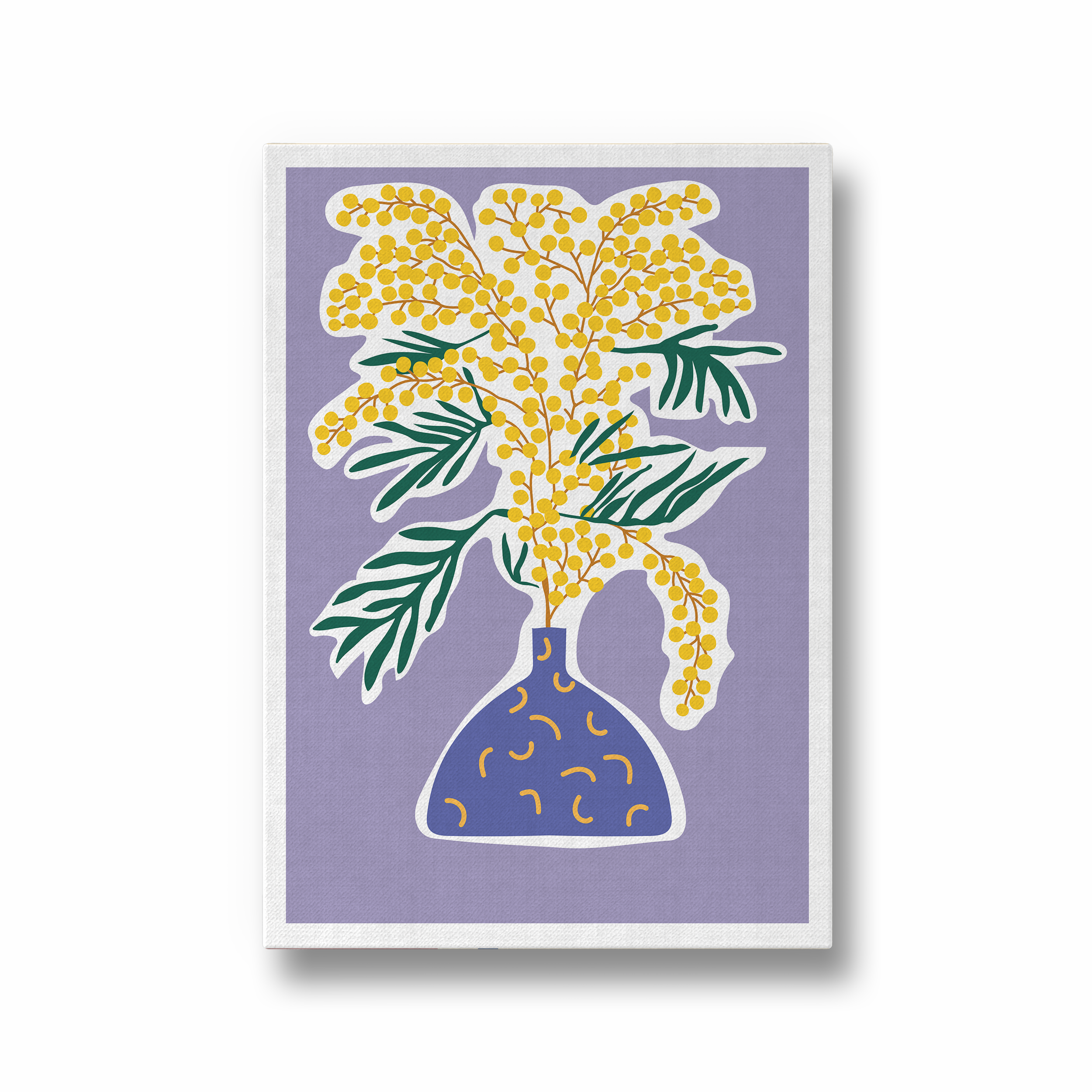Lavender Fields and Blooms Aesthetic Wall Art