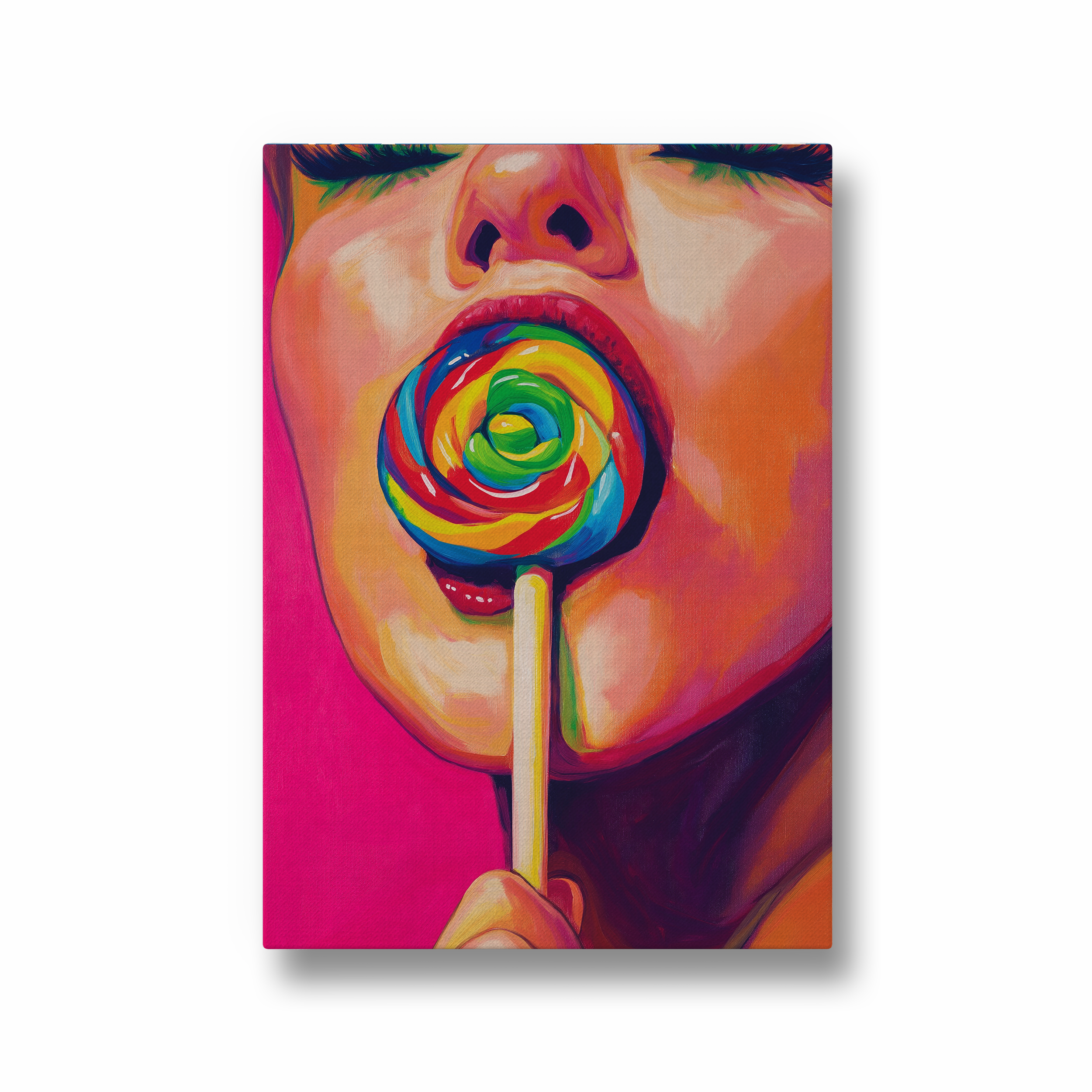 Rainbow Swirl Pop Wall Art