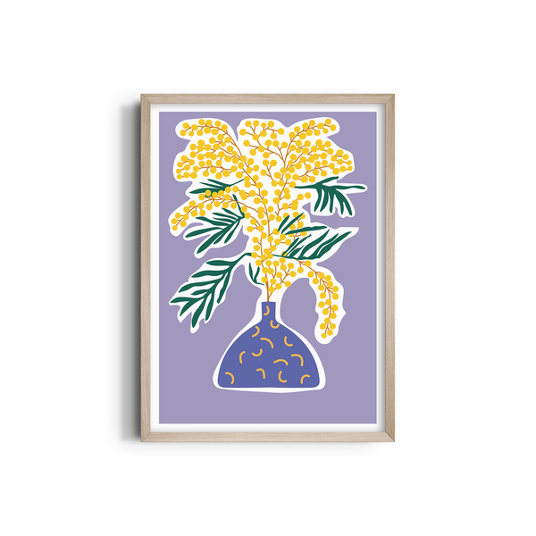 Lavender Fields and Blooms Aesthetic Wall Art