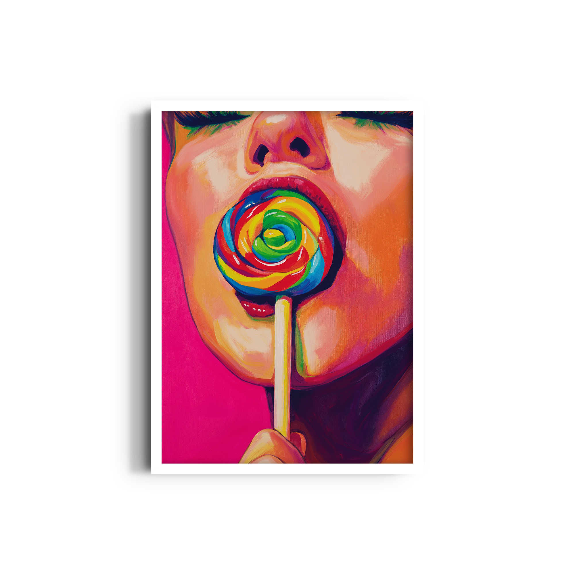 Rainbow Swirl Pop Wall Art