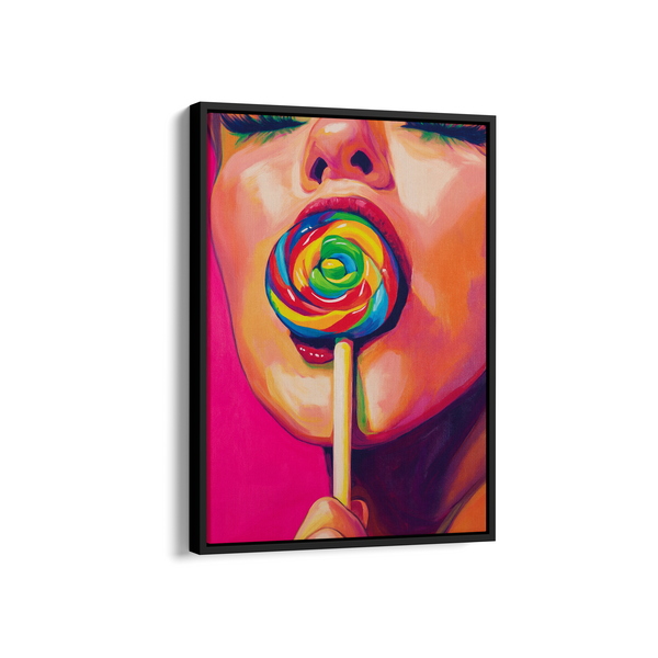Rainbow Swirl Pop Wall Art