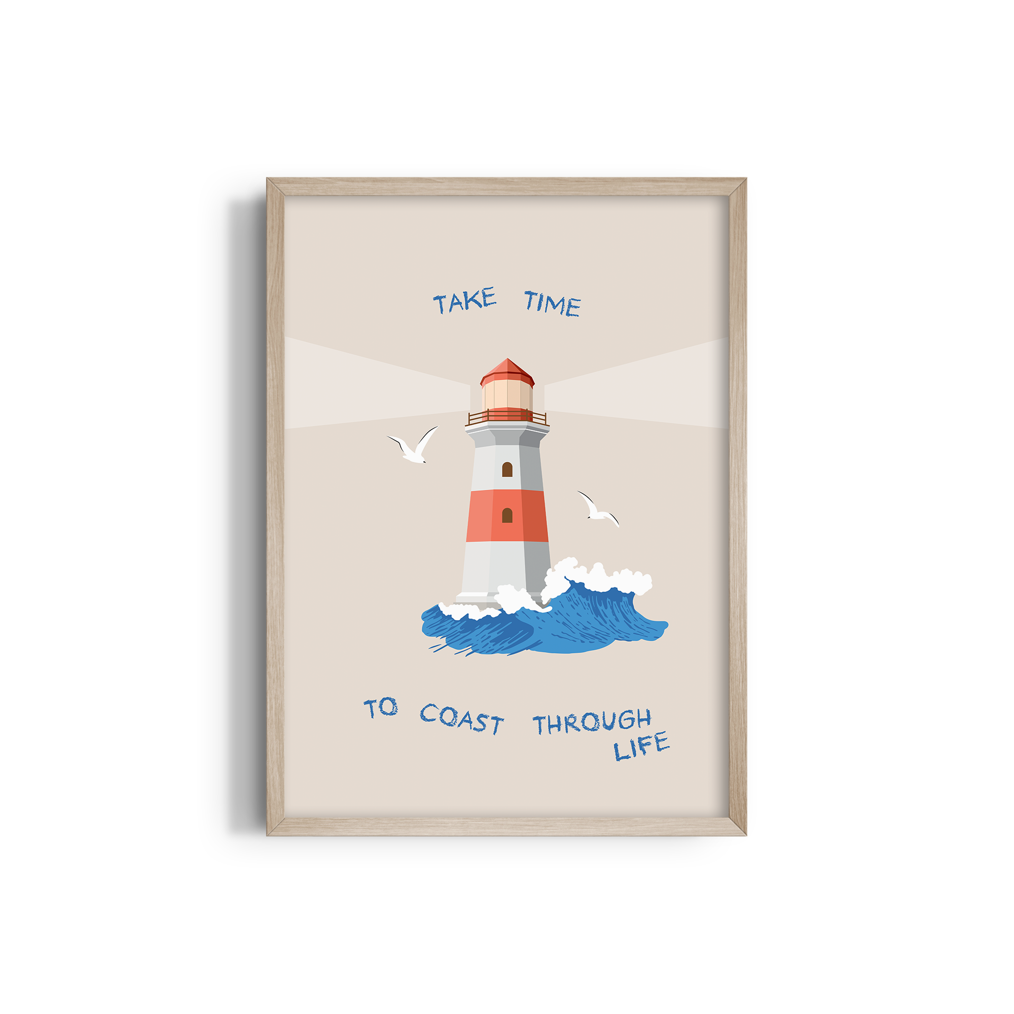 Coast through Life Journey Wall Art