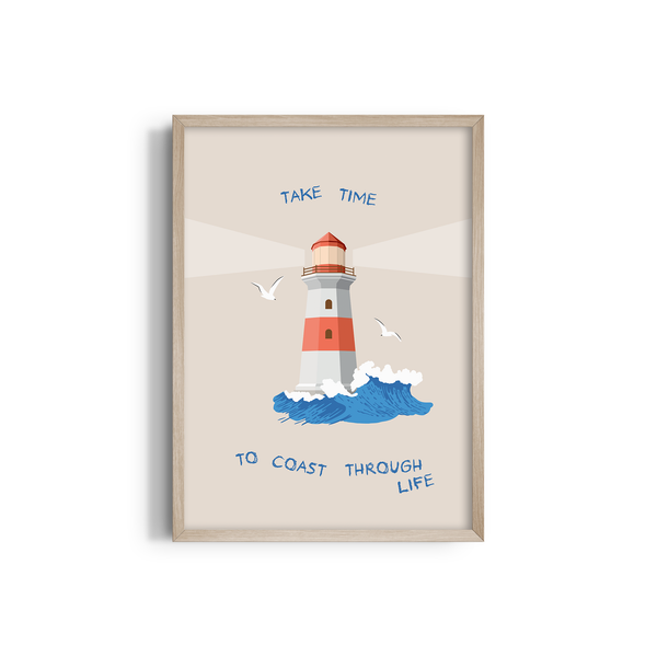 Coast through Life Journey Wall Art