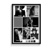 Black & White 6 Image Custom Collage Wall Art