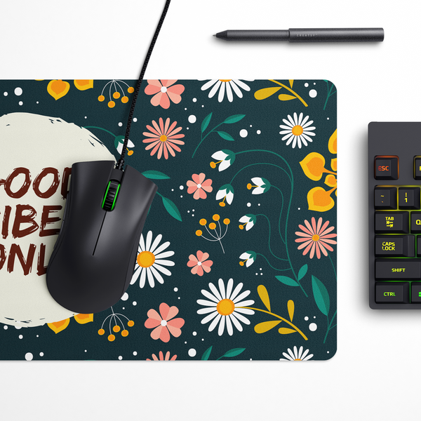 Good vibes only Desk Mat | Desk Pad | Mouse Pad