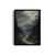 Nocturnal Highlands: Celestial Canopy and Silhouetted Evergreens Wall Art