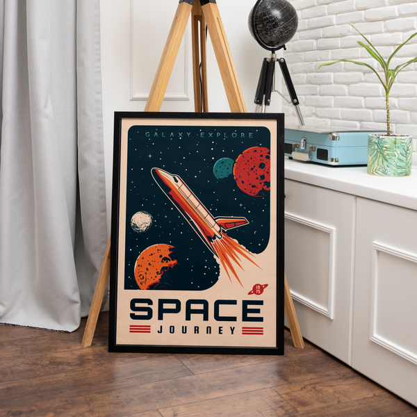 Space Journey - Galaxy Explore Wall Art