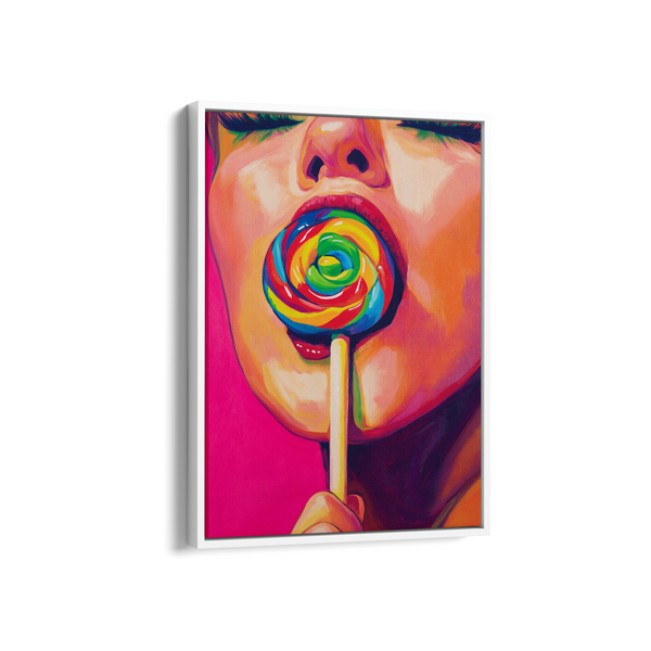 Rainbow Swirl Pop Wall Art