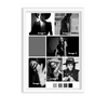 Black & White 6 Image Custom Collage Wall Art