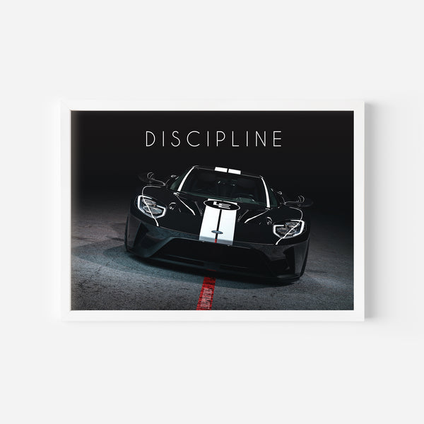 Discipline - Ford GT Super Car Wall Poster