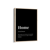 Home Definition Style Wall Art