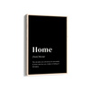 Home Definition Style Wall Art