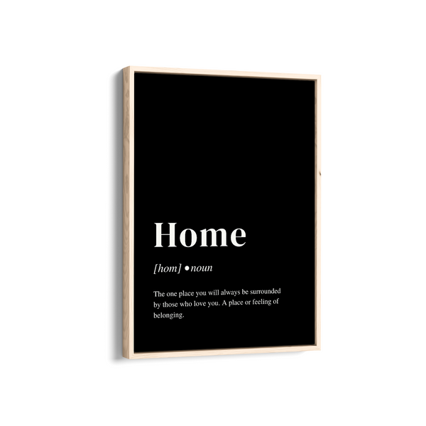 Home Definition Style Wall Art