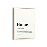 Home Definition Style Wall Art
