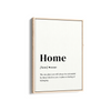 Home Definition Style Wall Art