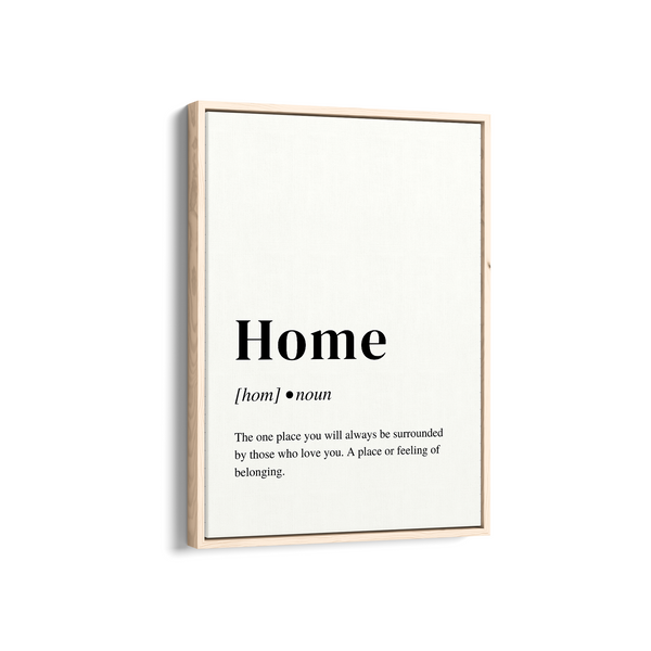 Home Definition Style Wall Art