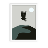 The Dark Night Landscape Modern Wall Art