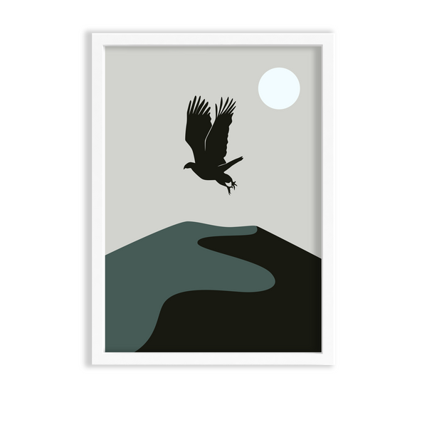 The Dark Night Landscape Modern Wall Art