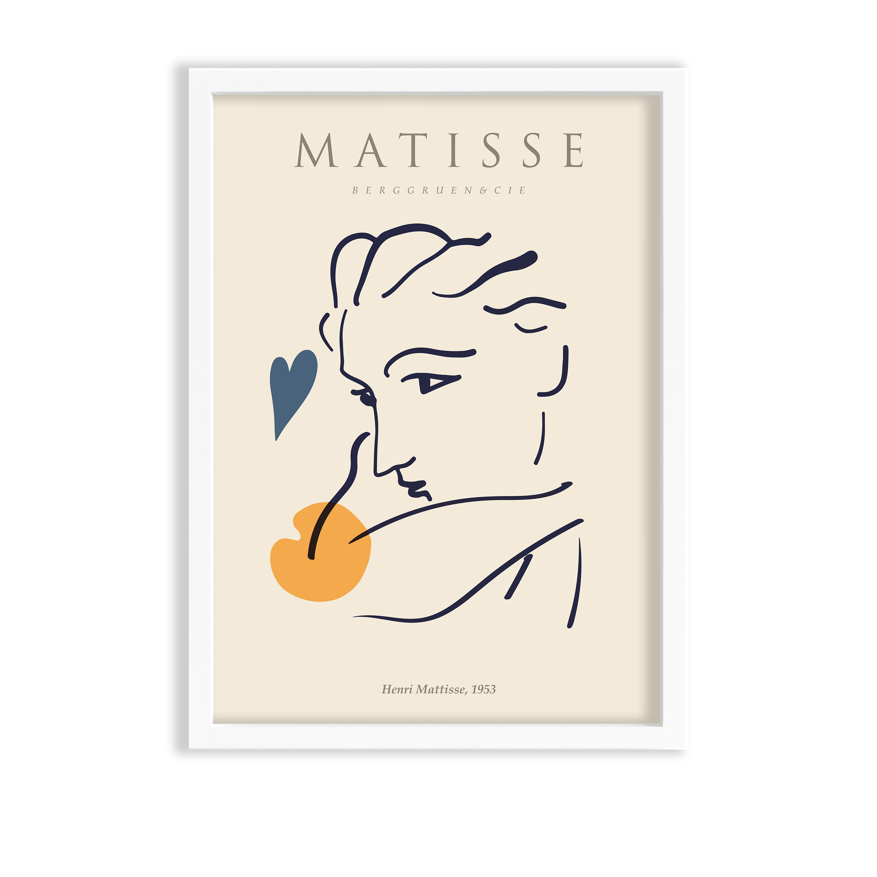 Matisse Inspired Exhibition 1953 Modern Wall Art