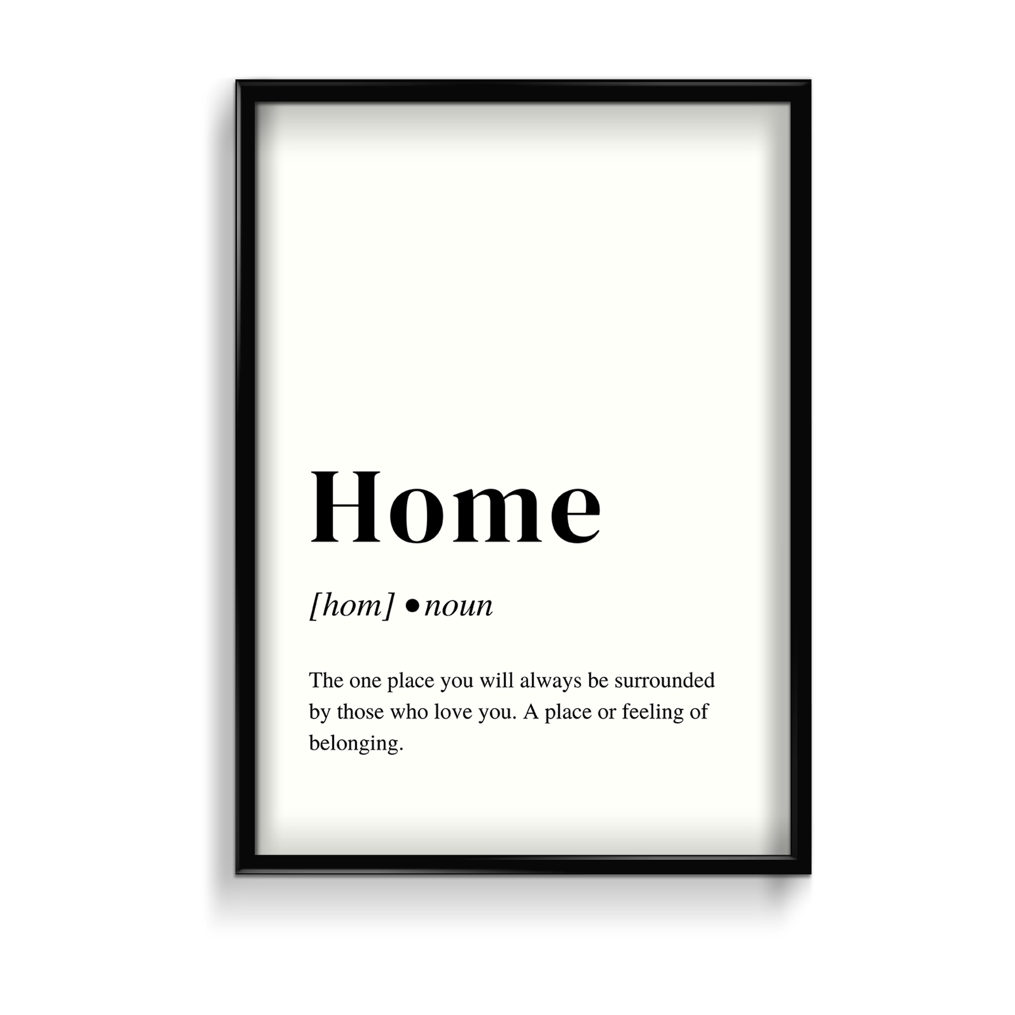 Home Definition Style Wall Art