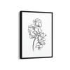 Monochrome Blossom Dancing Wall Art
