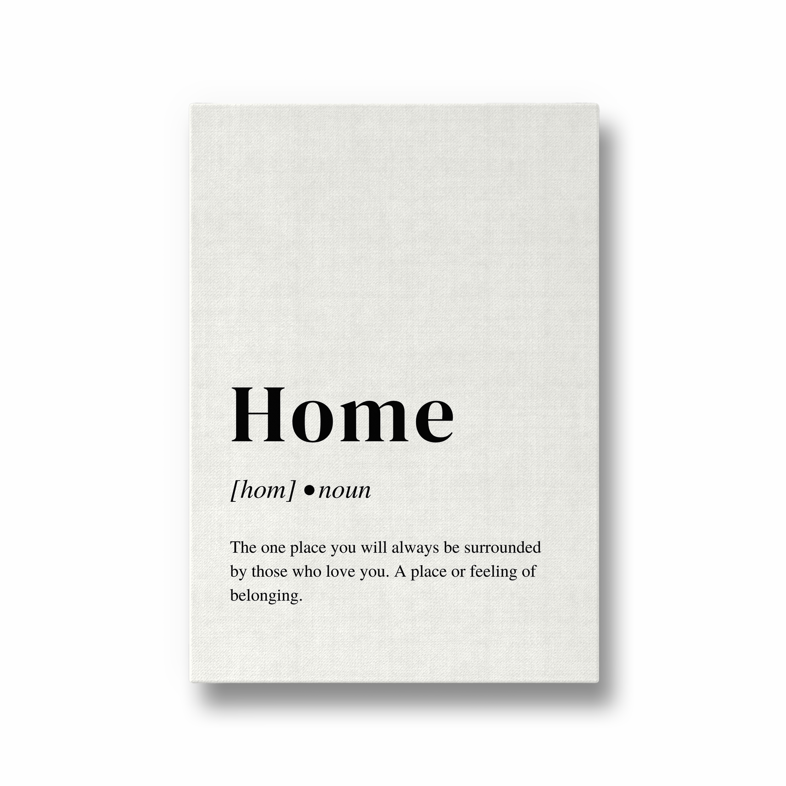 Home Definition Style Wall Art