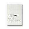 Home Definition Style Wall Art