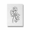 Monochrome Blossom Dancing Wall Art