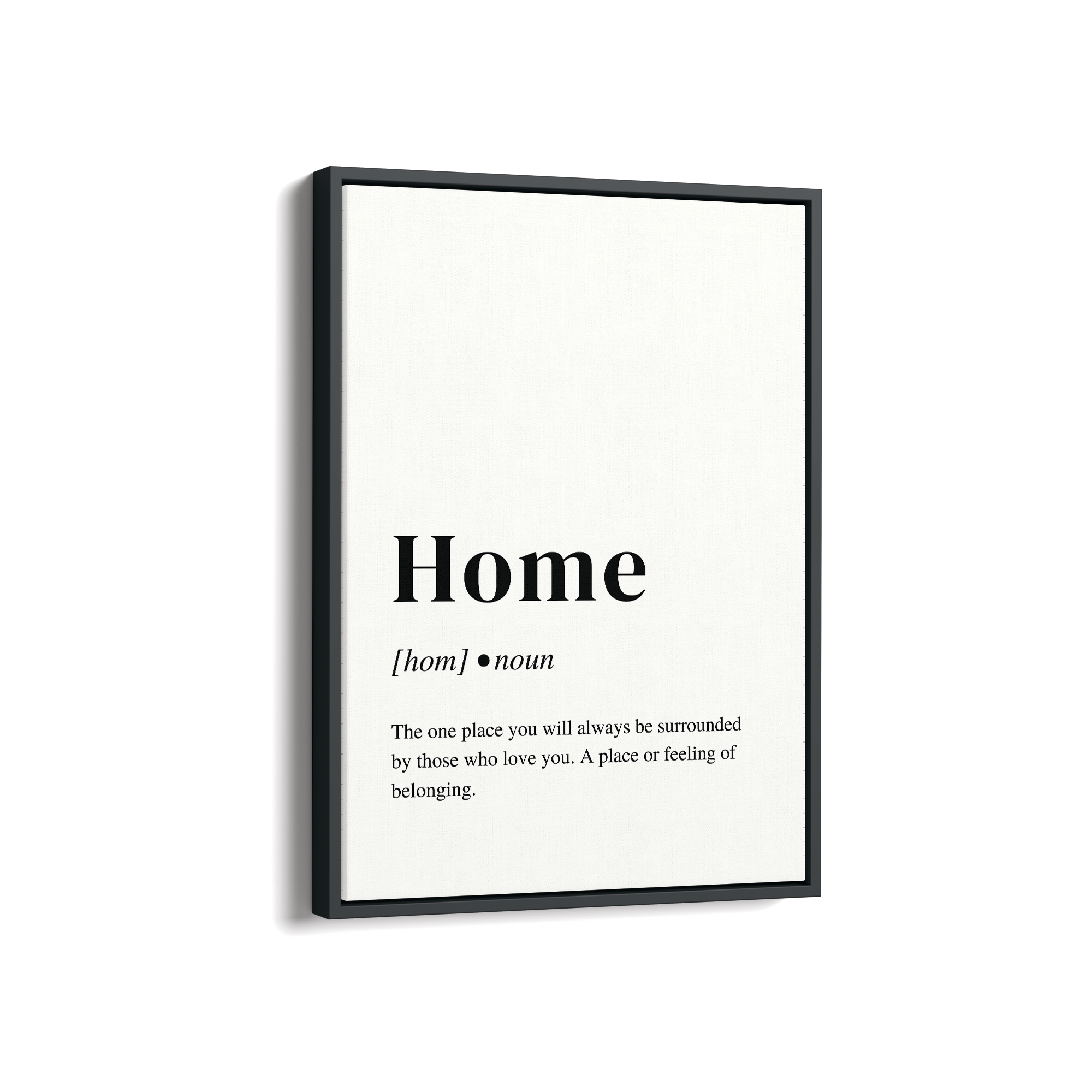 Home Definition Style Wall Art
