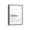Home Definition Style Wall Art