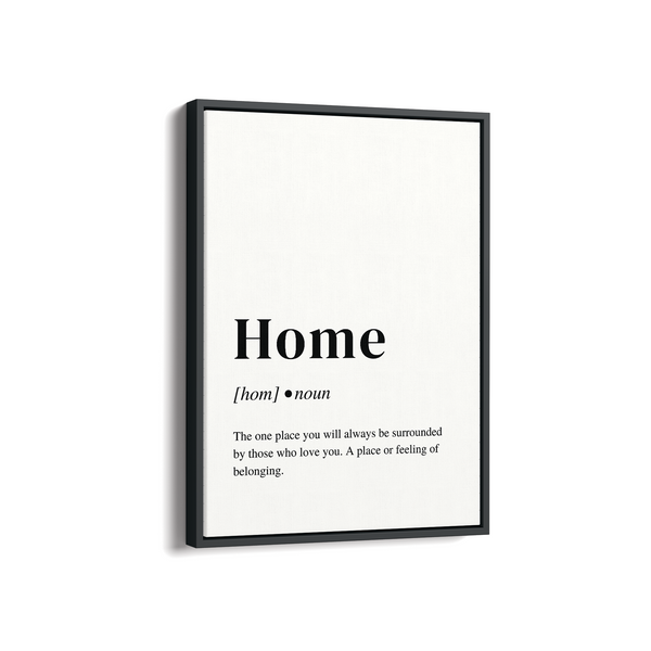 Home Definition Style Wall Art