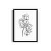 Monochrome Blossom Dancing Wall Art