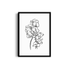 Monochrome Blossom Dancing Wall Art