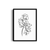 Monochrome Blossom Dancing Wall Art