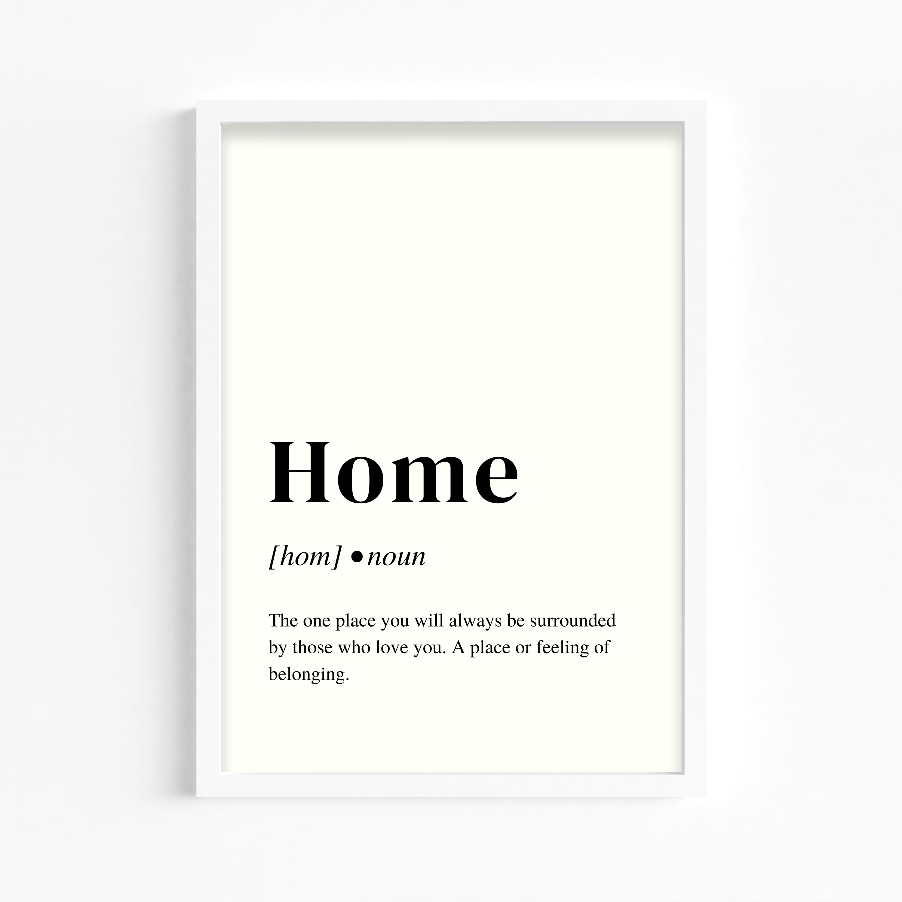Home Definition Style Wall Art