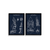 Space Shuttle & Communication Satellite Set of 2 Space Posters