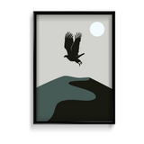 The Dark Night Landscape Modern Wall Art
