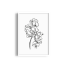 Monochrome Blossom Dancing Wall Art